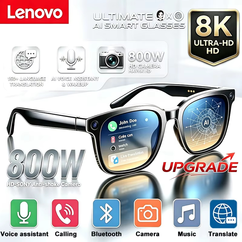 Photography Japanese - แว่นตาถ่ายภาพอัจฉริยะ Lenovo AI กล้อง HD 800W