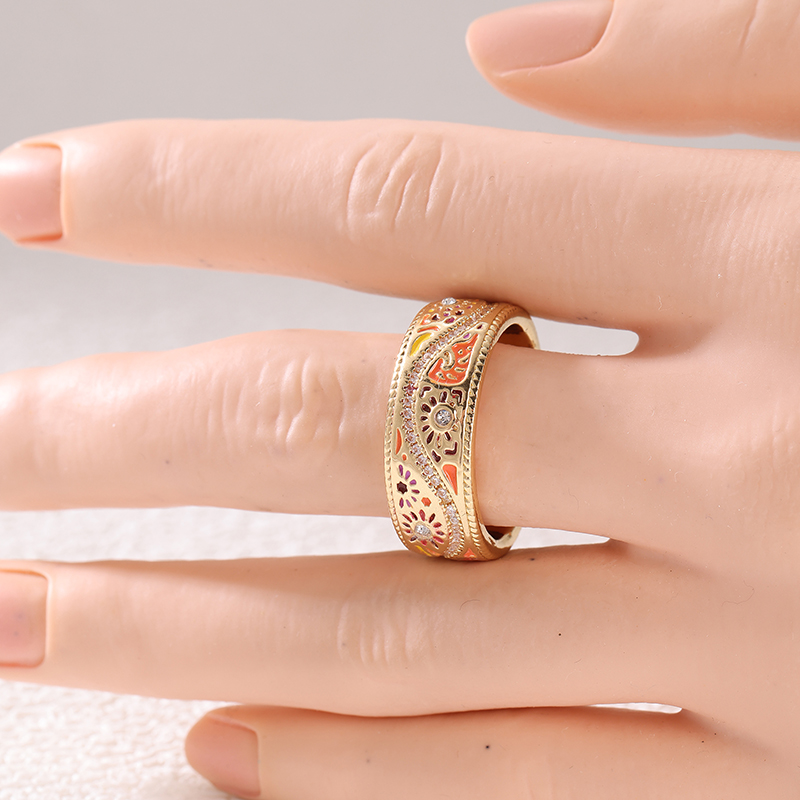 1 ชิ้น แหวนผู้หญิง งานแกะสลักม - Photography Geometry บทวิจารณ์และราคา